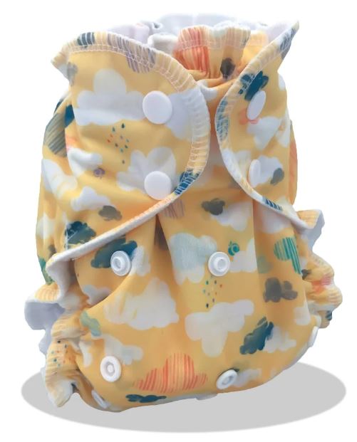 Apple Cheeks Cloth Diaper Cover One Size (6-35 lbs) - Soft Reusable Baby Diaper for Boys & Girls - Perfect for Daycare, Travel & Eco-Friendly Parenting