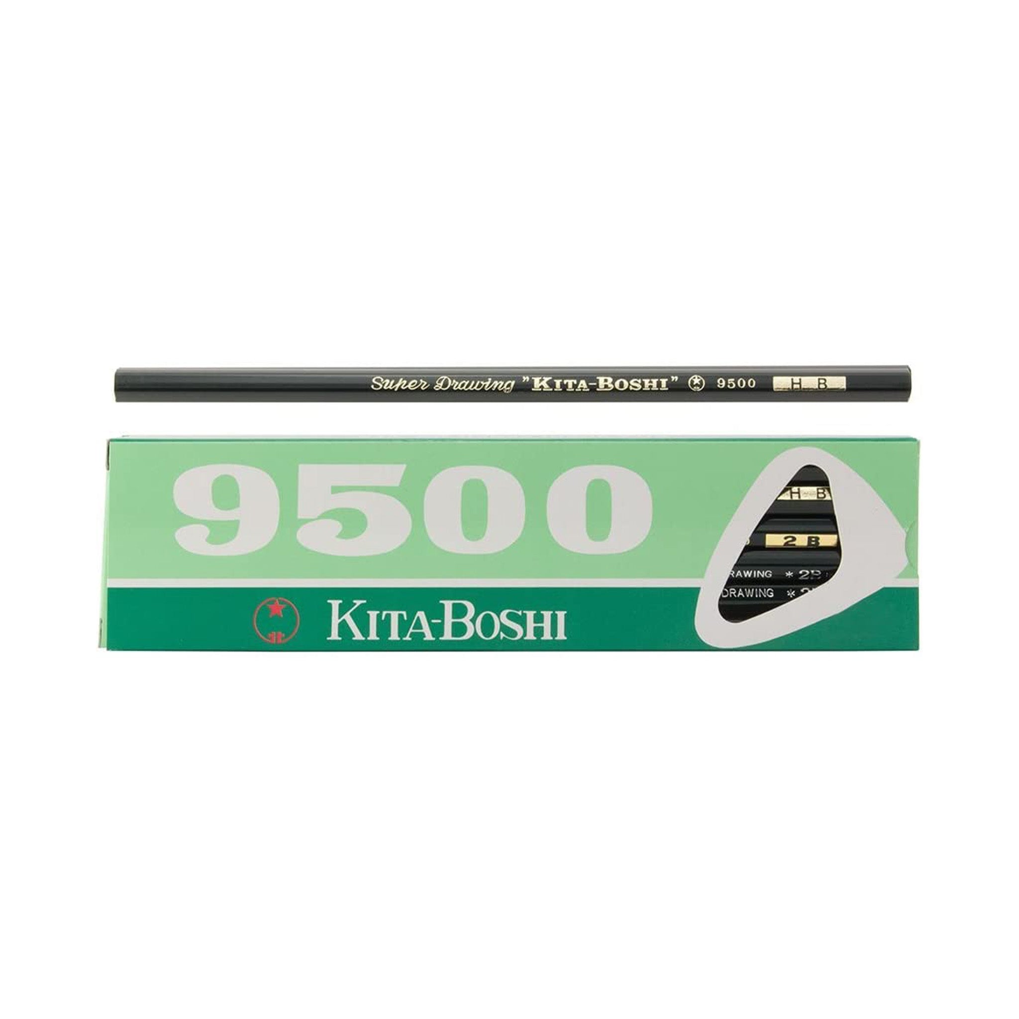Premium 9500 Wooden Pencils - 1 Dozen Pack (12 Count) - High-Quality Graphite Writing Pencils for School, Office & Art Sketching - Smooth Writing & Comfortable Grip - Ideal for Students, Professionals & Artists