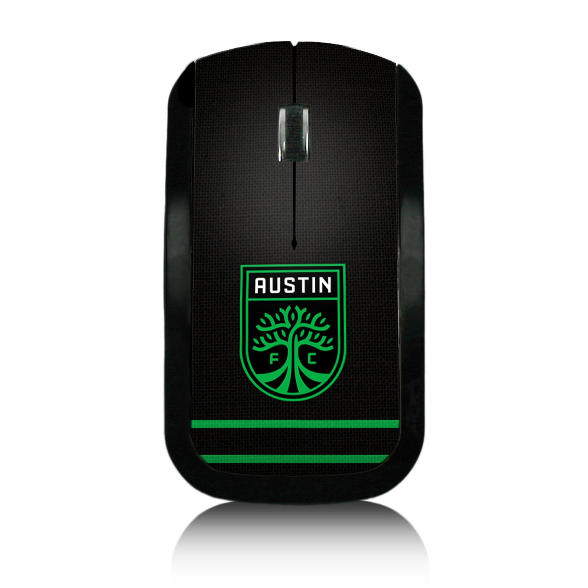Austin FC Stripe Wireless Mouse - Ergonomic Bluetooth Mouse for Laptop, PC, Mac - Perfect for Office, Gaming & Home Use
