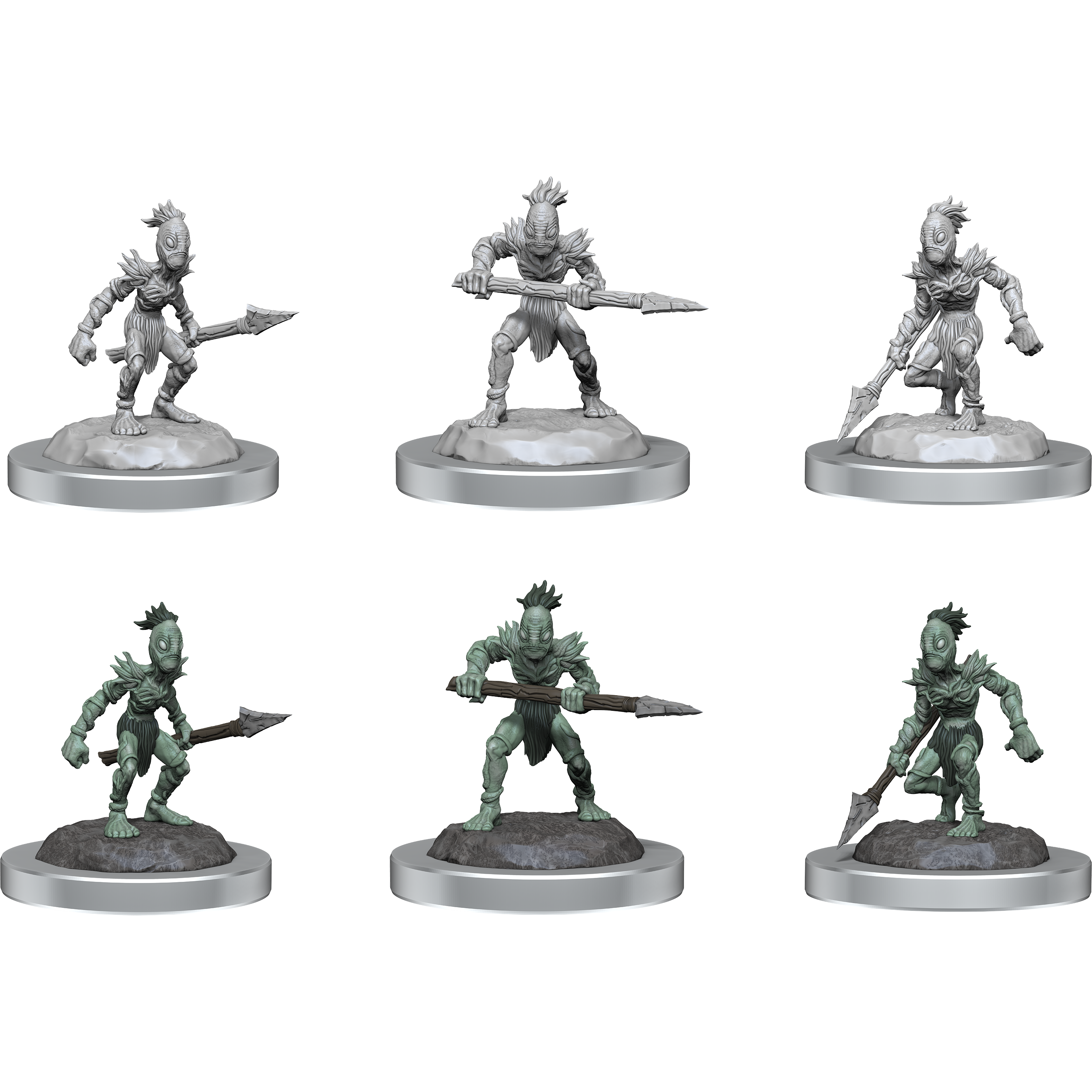 D&D Miniatures - Nolzur's Marvelous Miniatures Vegepygmies for Tabletop RPG & Dungeons & Dragons Game Scenes