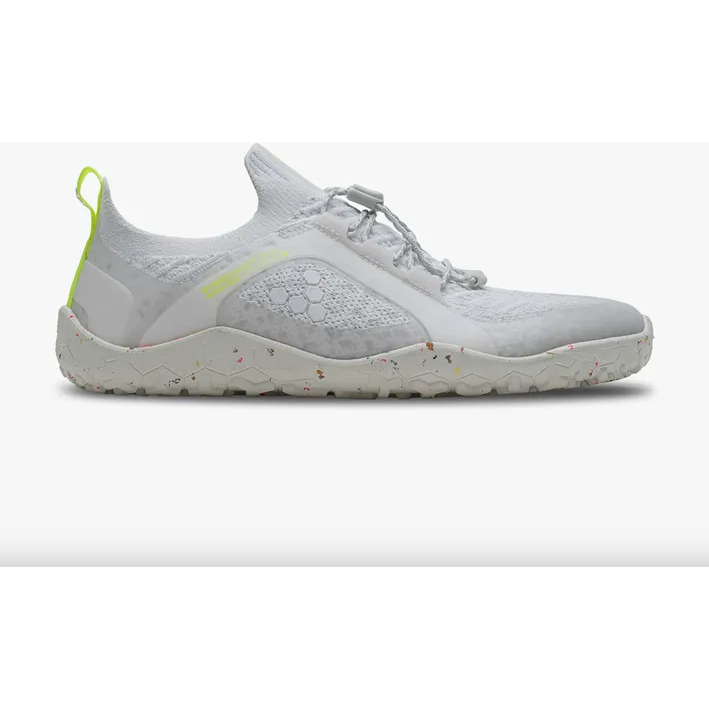 Vivobarefoot Women's Primus Trail Knit FG Barefoot Shoes - Lightweight & Flexible Hiking Footwear for Women in Limestone Color | Perfect for Trail Running, Outdoor Adventures & Natural Movement