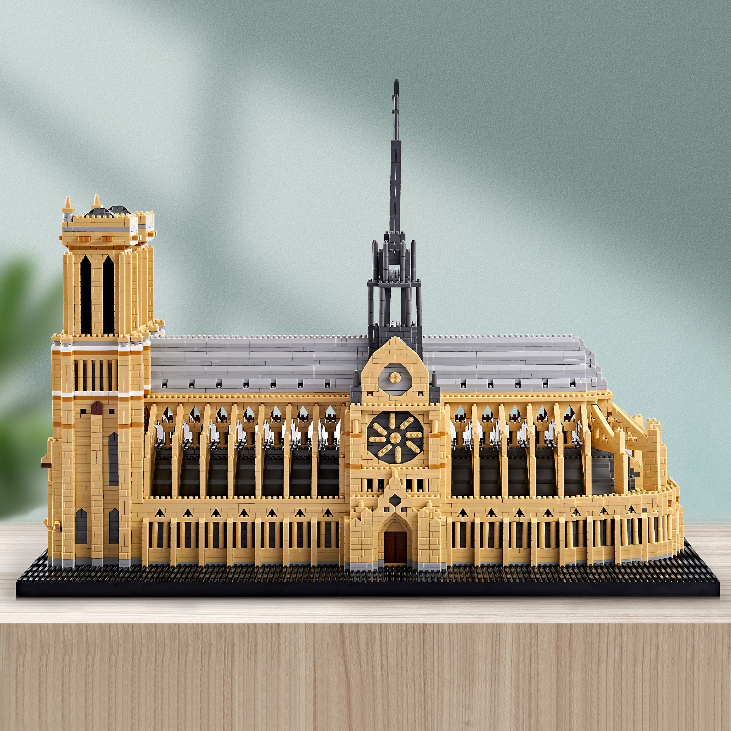 7380 PCS Notre Dame De Paris Architecture Building Blocks Set - Micro Bricks for Adults & Teens 14+, Perfect for Collectors, DIY Enthusiasts & Home Decor | Great Gift for Christmas, Birthday & Relaxation