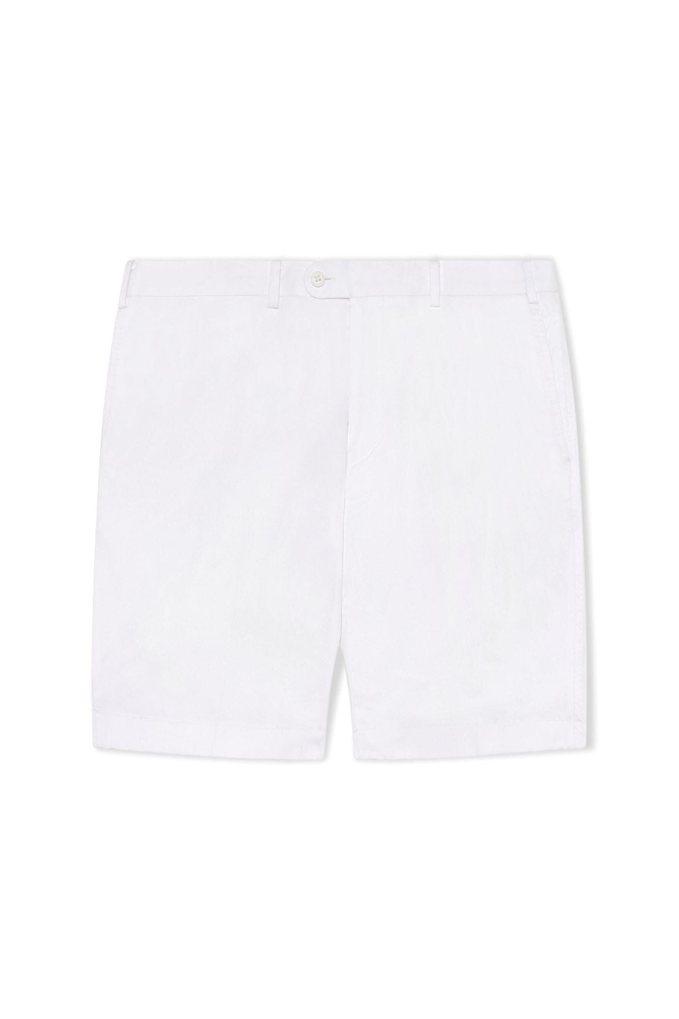 CGC Tailored Stretch Cotton Shorts for Women - Comfortable White High Waist Summer Shorts | Perfect for Casual Wear, Gym, and Outdoor Activities