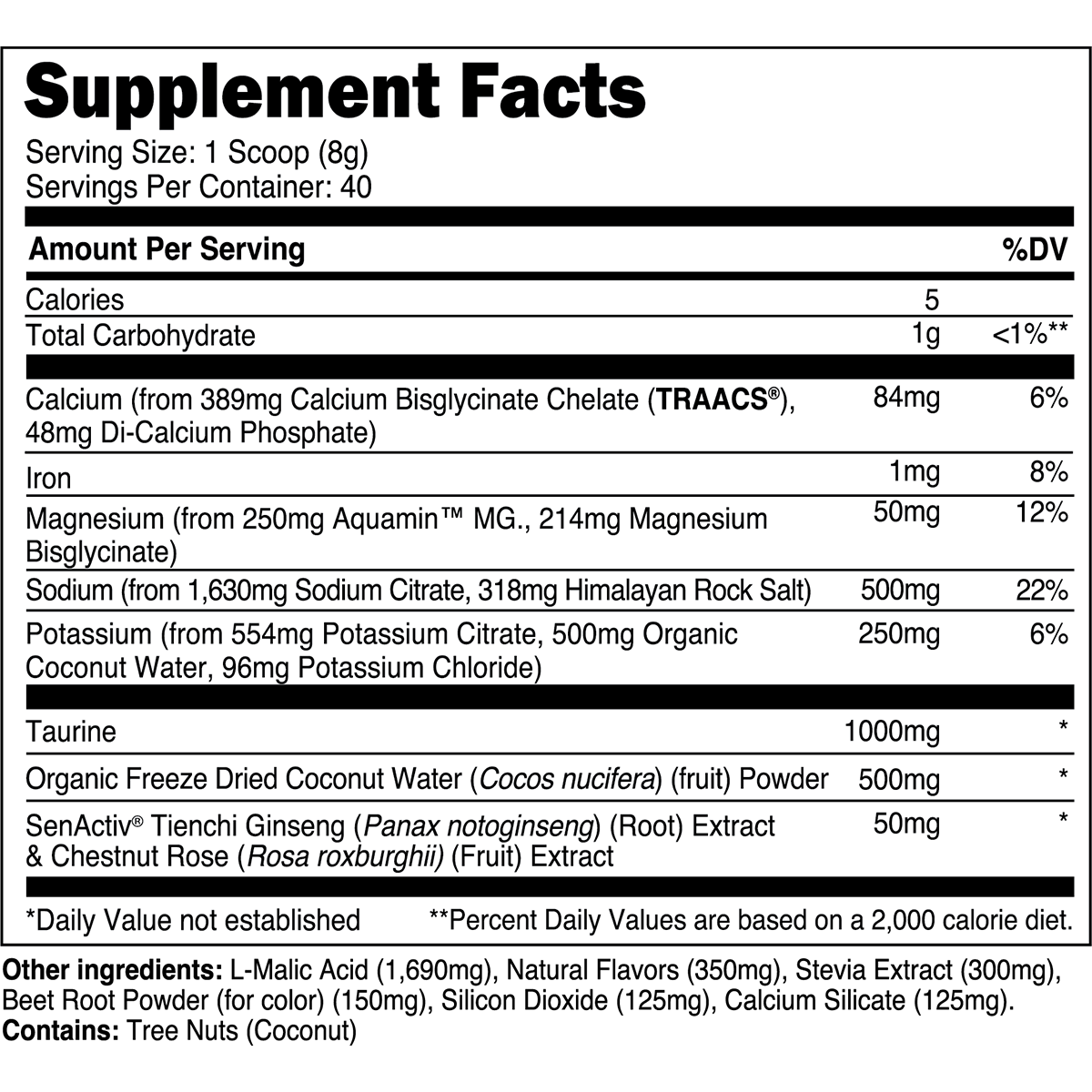 Hydrate Cherry Watermelon Flavored Electrolyte Powder - Refreshing Sports Drink Mix for Hydration & Recovery | Perfect for Gym, Running, Hiking & Outdoor Activities