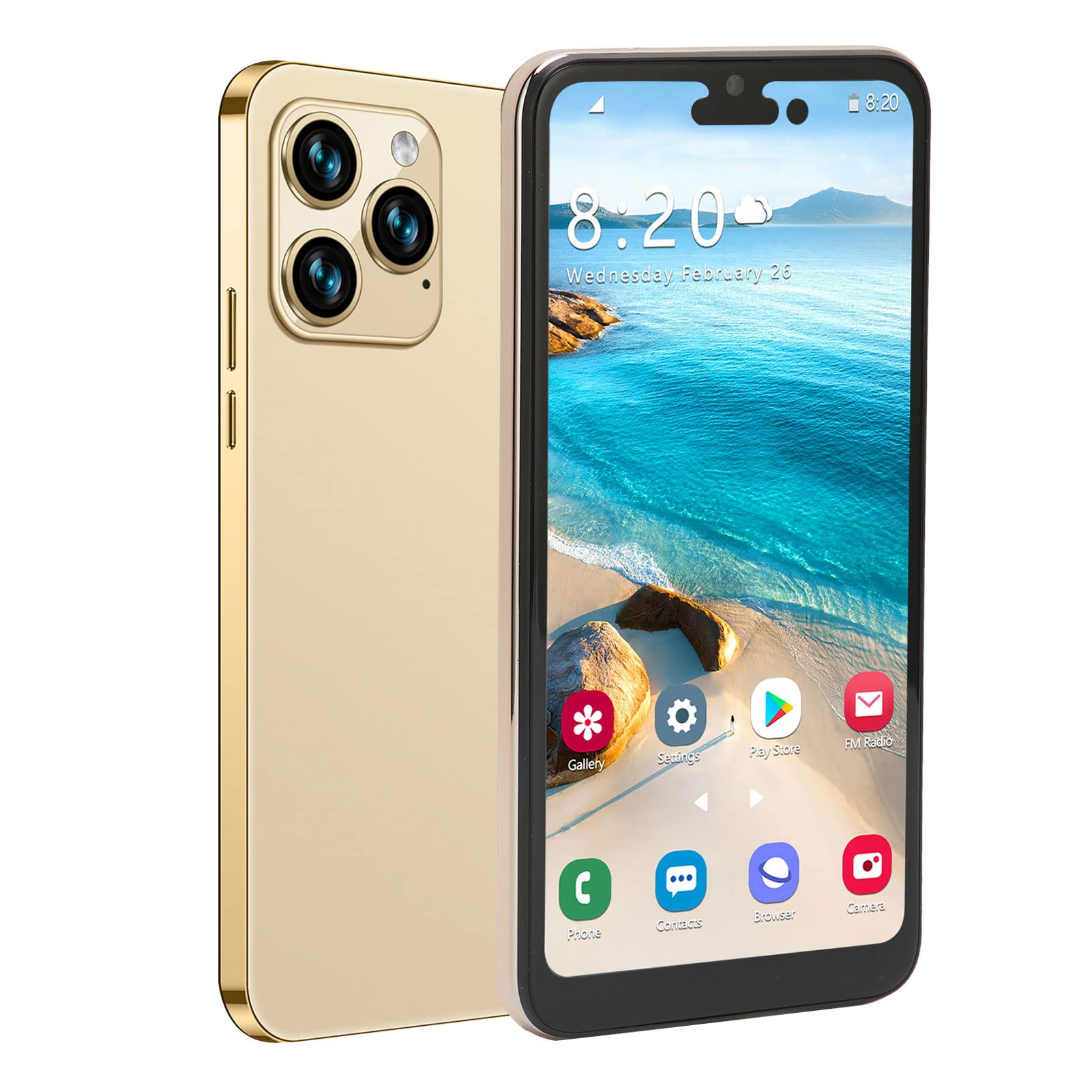 **Zunate I14 Pro Max 4G Unlocked Smartphone - 6.1