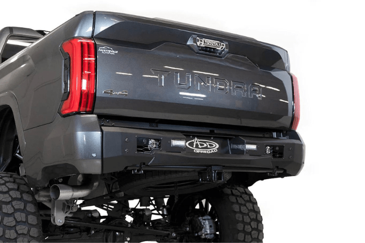 Toyota Tundra 2022-2024 Stealth Fighter Rear Bumper - Heavy Duty Truck Bumper for Off-Road & Towing | ADD R763271370103 | Perfect for Adventure & Work Trucks