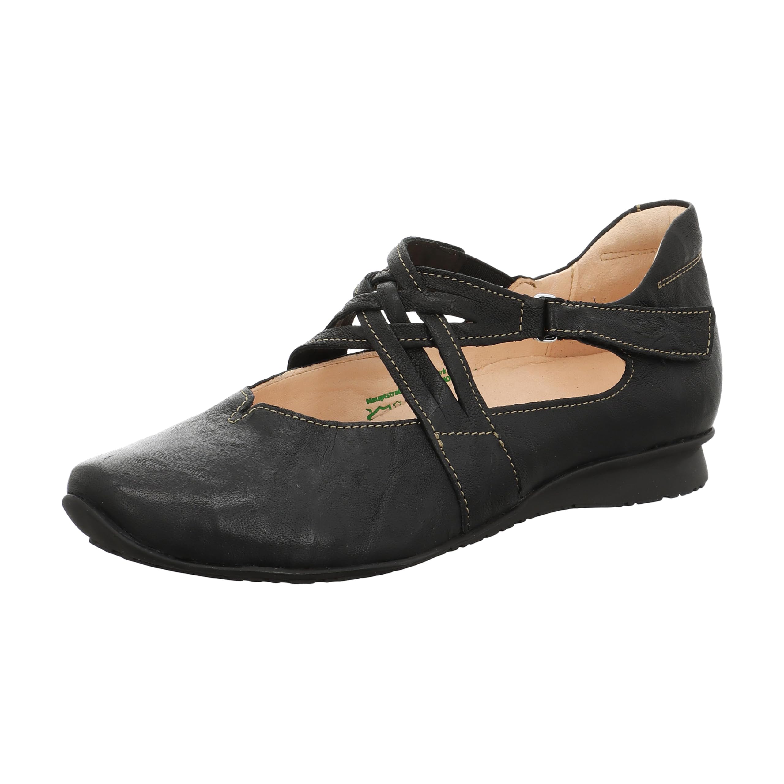 Think! Women's Ankle Strap Ballet Flats - Comfortable & Stylish Shoes for Work, Casual Wear & Dancing | Breathable & Lightweight Design for All-Day Comfort