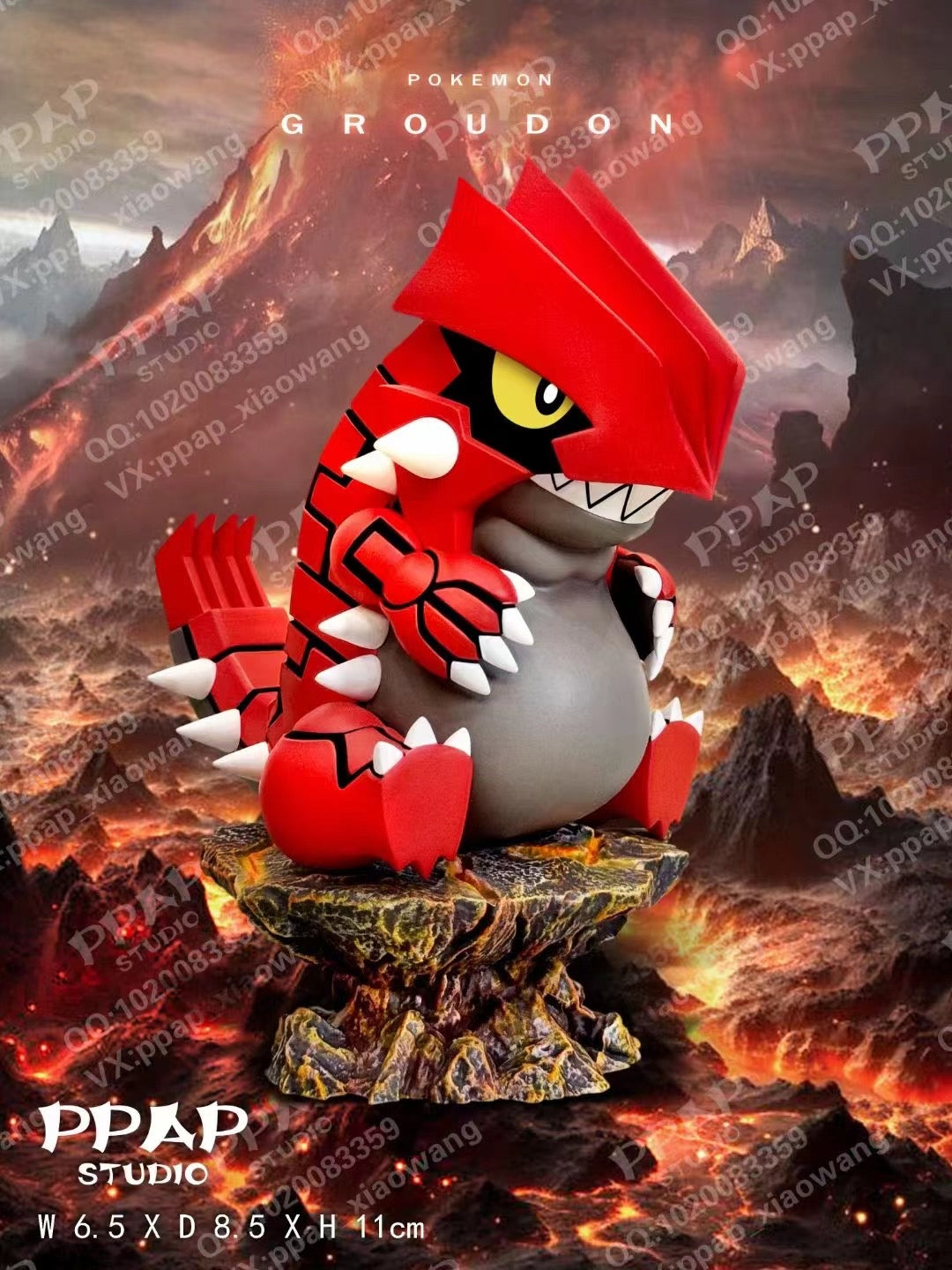 PPAP Studio Legendary Pokemon Gen 3 Action Figures - Collectible Hoenn Region Characters for Pokemon Fans | Perfect for Display, Gifts & Game Room Decor