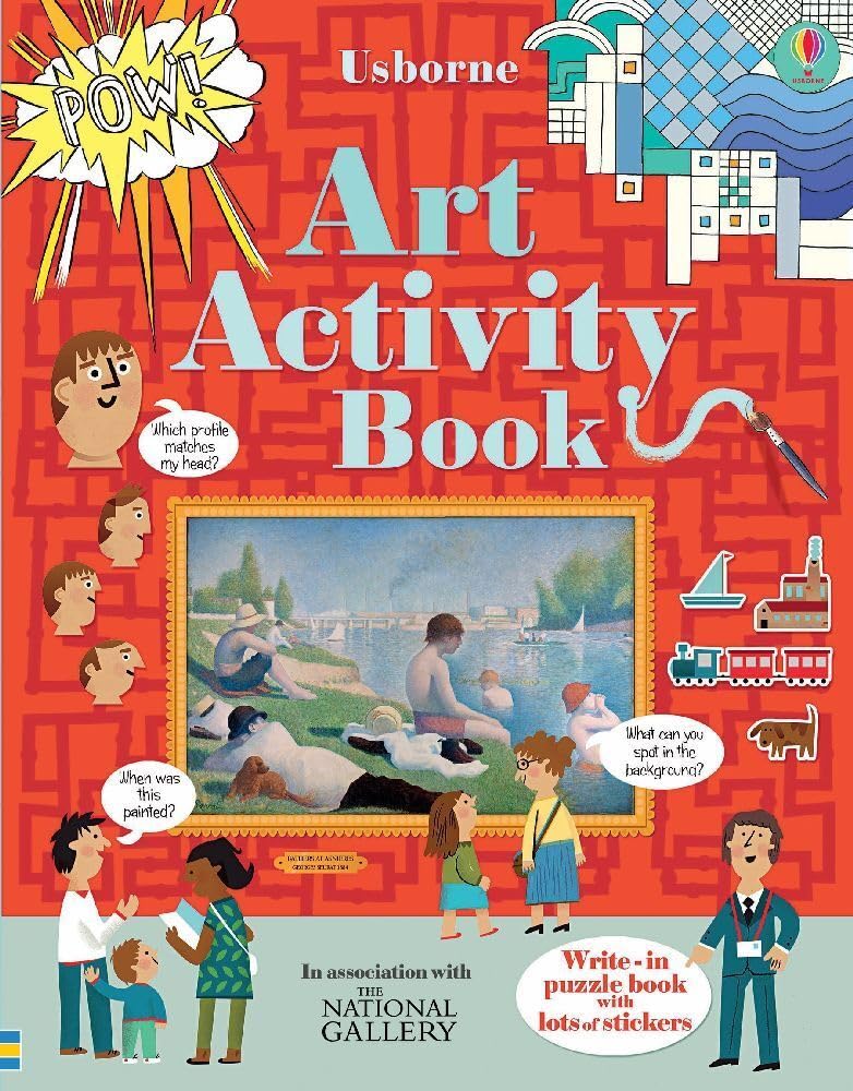 Creative Art Activity Book for Kids & Adults - Fun DIY Drawing & Coloring Projects for Home, School & Travel