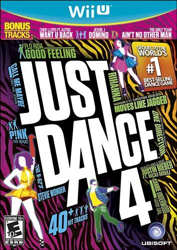 Just Dance 4 - Nintendo Wii U Game | Fun Dance Party Video Game for Family & Friends | Perfect for Parties, Workouts & Family Game Nights