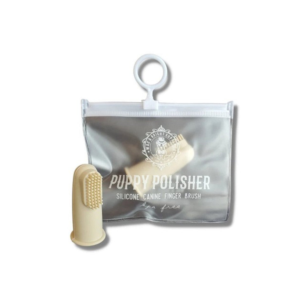 BPA-Free Silicone Finger Toothbrush for Puppies & Small Dogs - Gentle Pet Dental Care for Teeth Cleaning & Gum Health | Perfect for Home Use & Travel