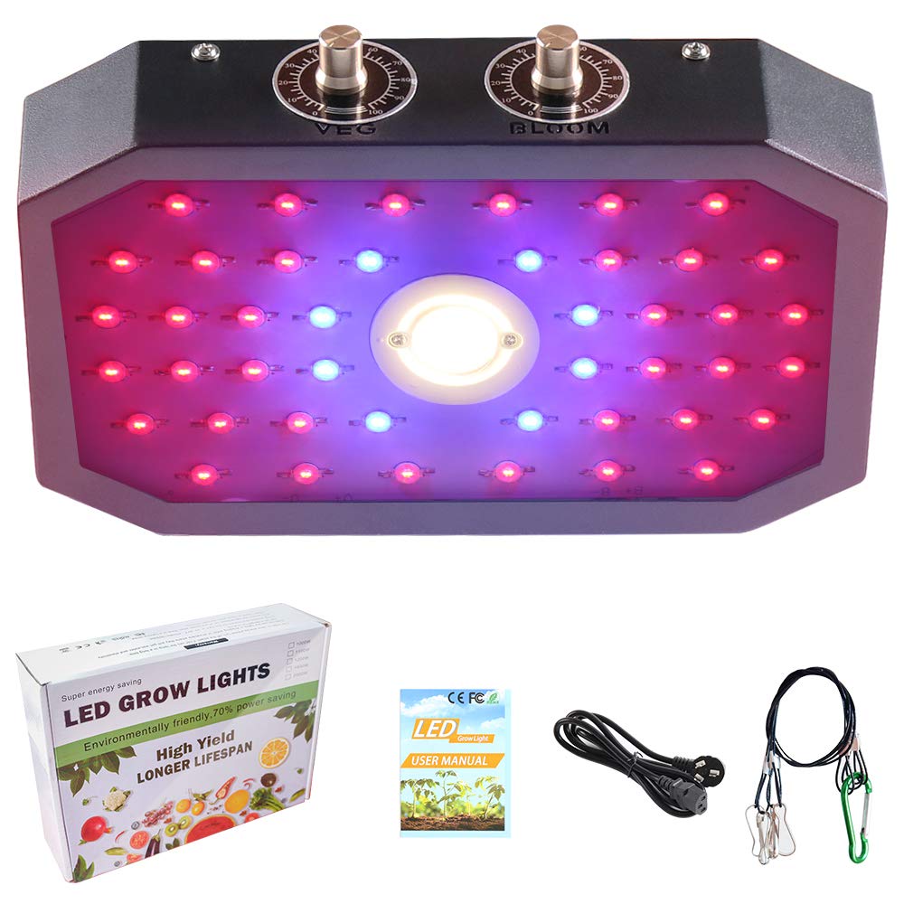 OFADD 1000W LED Grow Light for Indoor Plants - Full Spectrum Dual Chip Plant Growing Lamp with Adjustable Coverage, Ideal for Seedlings, Greenhouse, Hydroponics & Flowering | Perfect for Home Gardening, Indoor Farms & Plant Nurseries