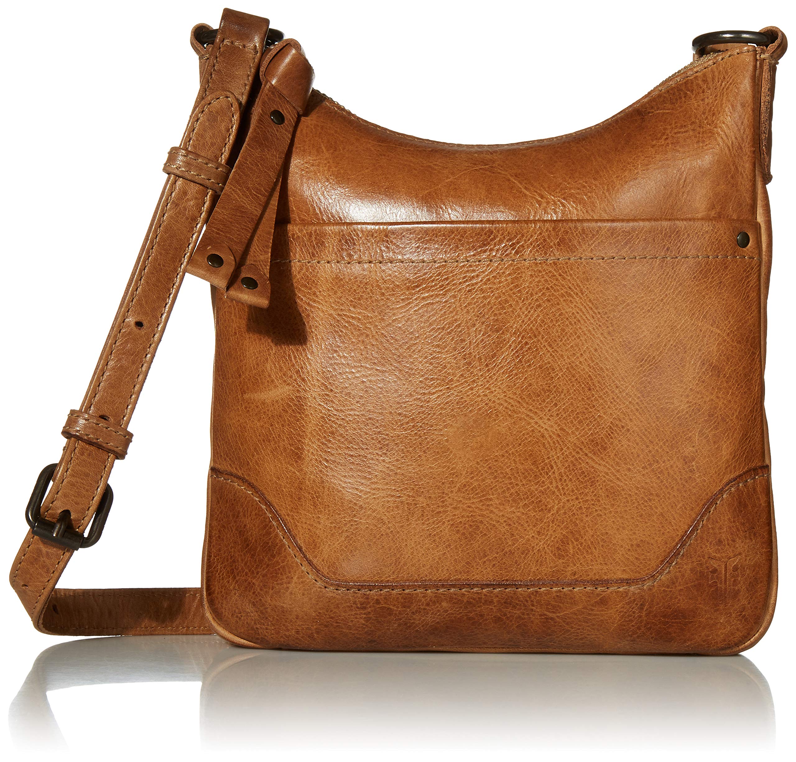 Frye Melissa Swing Pack Zip Crossbody Bag for Women - Genuine Leather Shoulder Purse with Adjustable Strap, Perfect for Work, Travel & Everyday Use