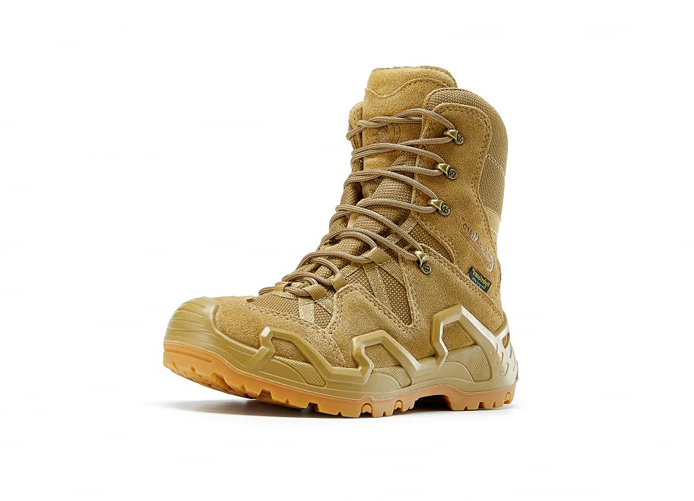 **ROCKROOSTER Men's Waterproof Hiking Boots - Lightweight Mid Ankle Trekking Shoes for Backpacking, Outdoor & Tactical Use - Ideal for Mountaineering, Combat & Adventure**    *(Perfect for hiking, camping, military training, and rugged outdoor activities!)*