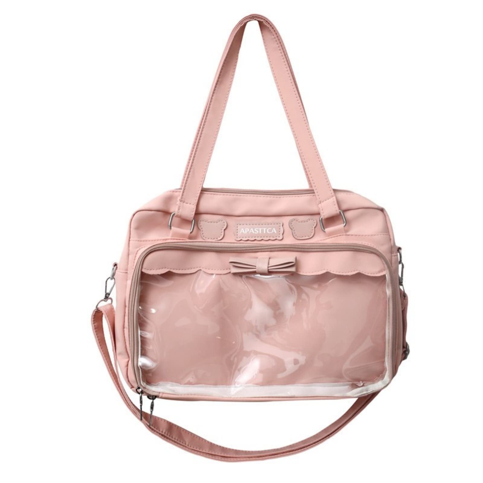 Japanese Kawaii Ita Bag - Cute Clear Front Backpack for Girls - School & Travel