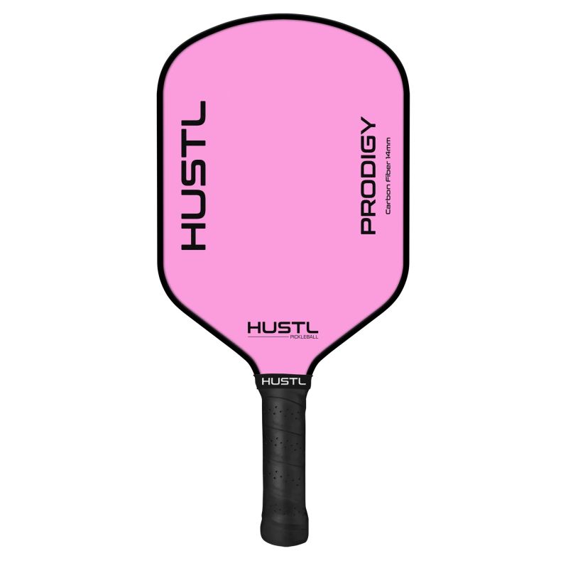HUSTL Prodigy Raw Carbon 14mm Pickleball Paddle - Lightweight & Durable for Competitive Play | Perfect for Indoor & Outdoor Pickleball Games, Tournaments & Practice Sessions