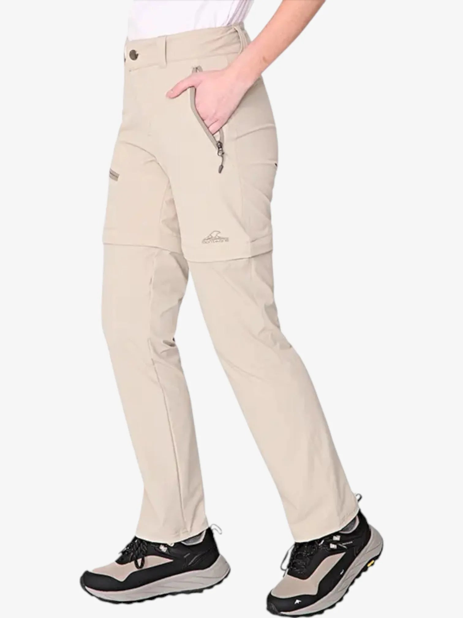 Women's Convertible Hiking Pants Jamaica Trekking - Lightweight, Quick-Dry, UPF 50+ for Outdoor Adventures, Travel & Camping