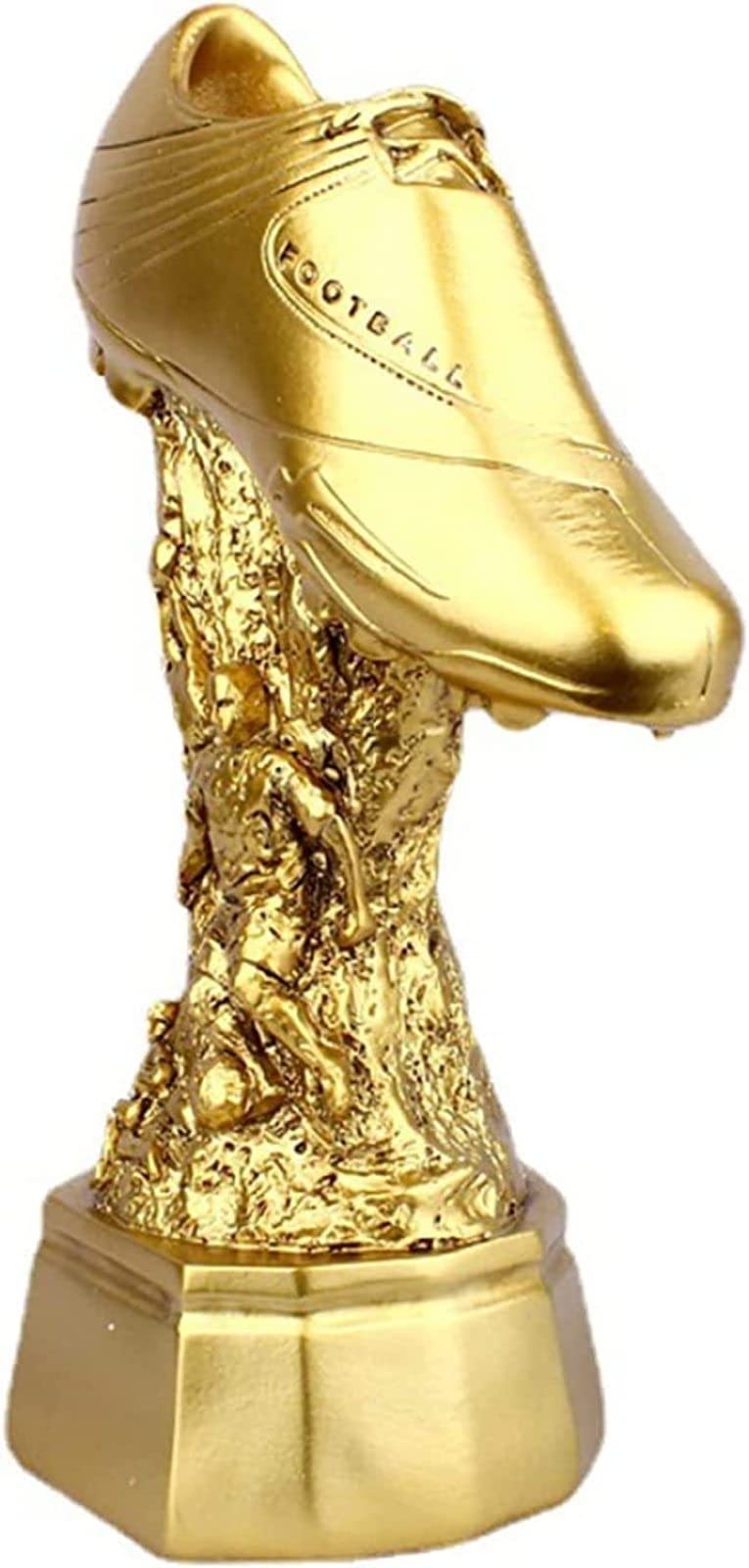 Gold Award Trophy Cups - European Cup Golden Boots Soccer Trophy for Winning Prizes, School Tournaments & Ceremonies | Perfect for Sports Awards, Home Decor & Office Display