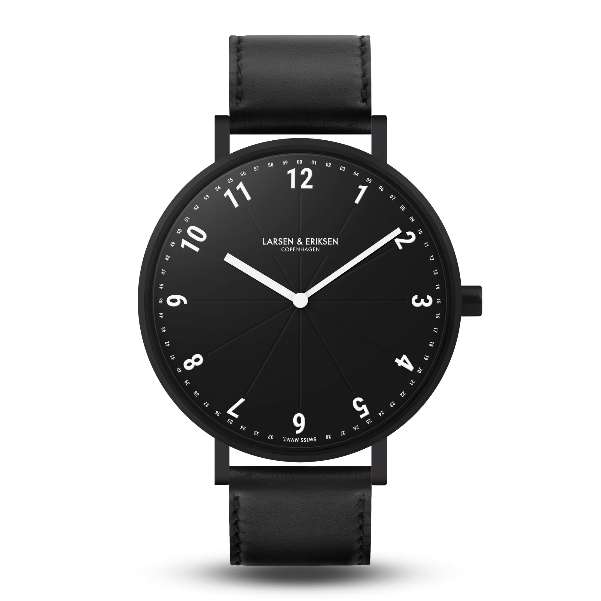 Larsen & Eriksen Swiss Made Men's Analog Quartz Watch - Water Resistant Scratchproof Sapphire Crystal Glass - Handcrafted Danish Design - Perfect for Business, Formal Events & Everyday Wear