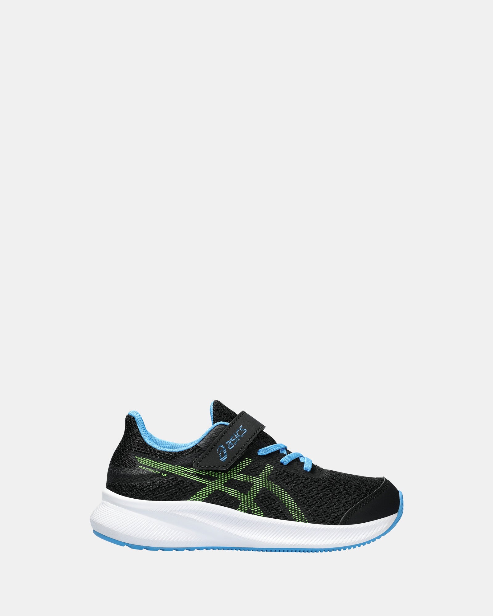 Patriot 13 Pre School Kids Shoes - Black/Electric Lime - Lightweight & Durable Sneakers for Boys & Girls - Perfect for Running, Playground & Everyday Wear