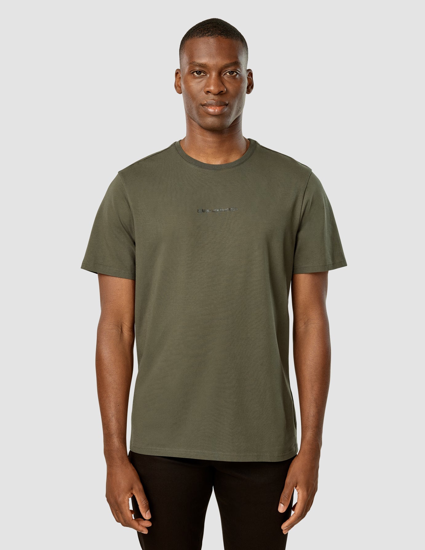 Premium Supima Cotton T-Shirt for Men - Soft & Breathable Autograph Nightfall Green - Perfect for Casual Wear, Gym & Everyday Comfort