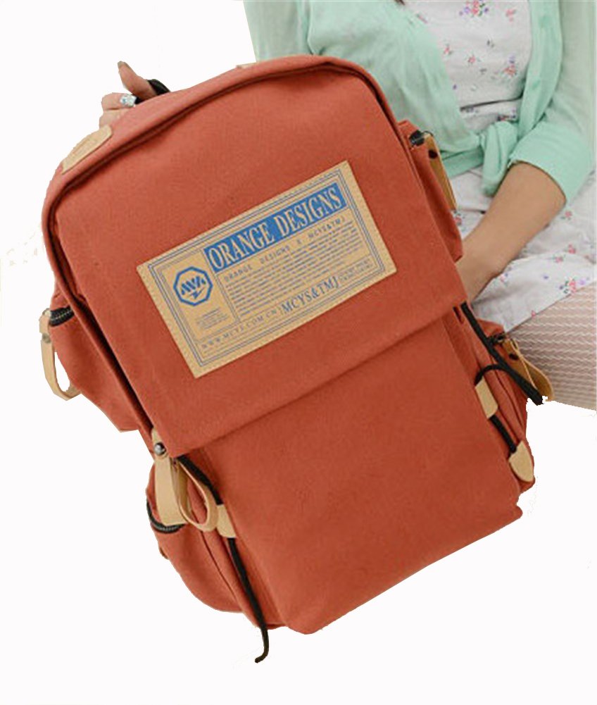 Stylish Unisex Canvas Backpack for School, Laptop & Travel - Durable Shoulder Bag for Students, Commuters & Outdoor Adventures