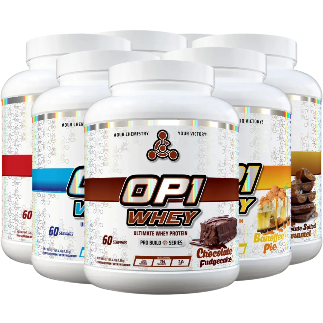 OP1 Whey Protein Powder 1.8kg (4lb) - 20g Protein Per Serving | Premium Muscle Building Supplement for Athletes & Bodybuilders | Post-Workout Recovery & Weight Gain Support