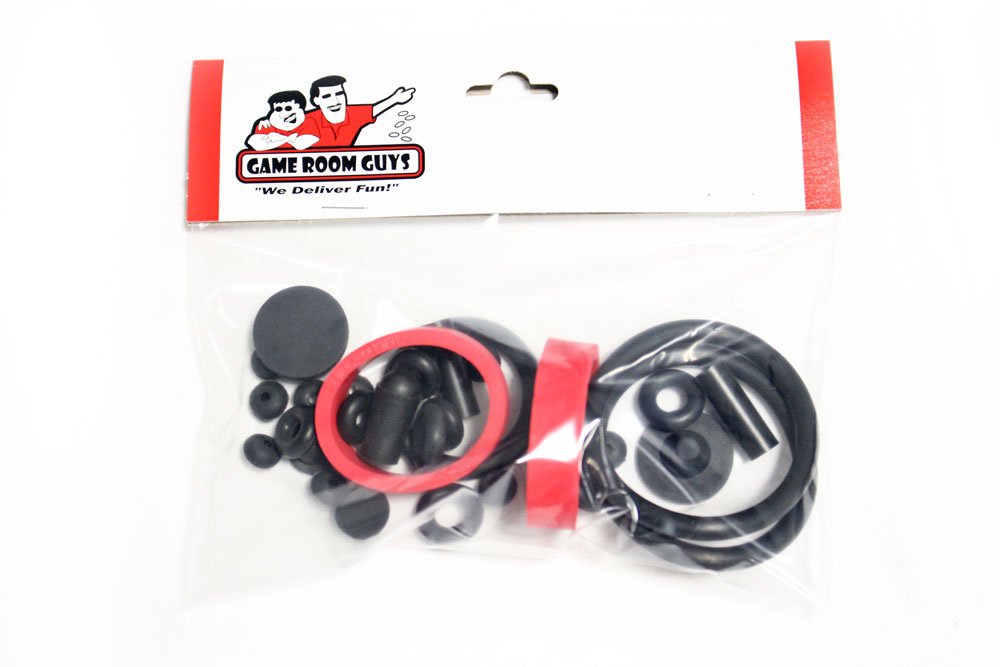 Iron Man Classic Pinball Machine Black Rubber Ring Kit - Replacement Rings for Stern Pinball Machines - Perfect for Arcade Game Maintenance & Home Entertainment Setup