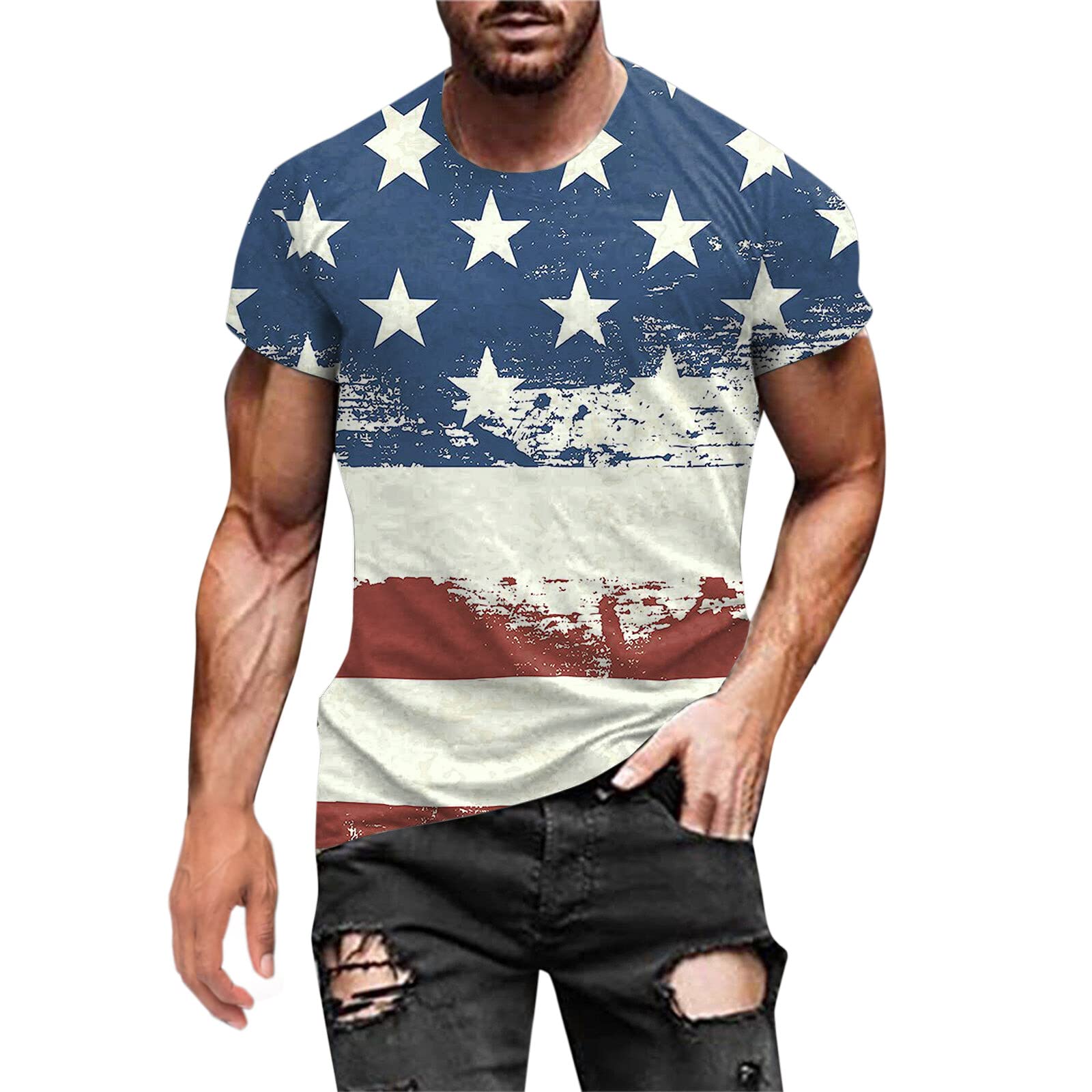 XXBR Soldier Long Sleeve T-Shirts for Men - 3D Digital Printed Retro Military Graphic Tee, Firefighter Muscle Workout Athletic Shirt | Perfect for Gym, Outdoor Activities & Casual Wear