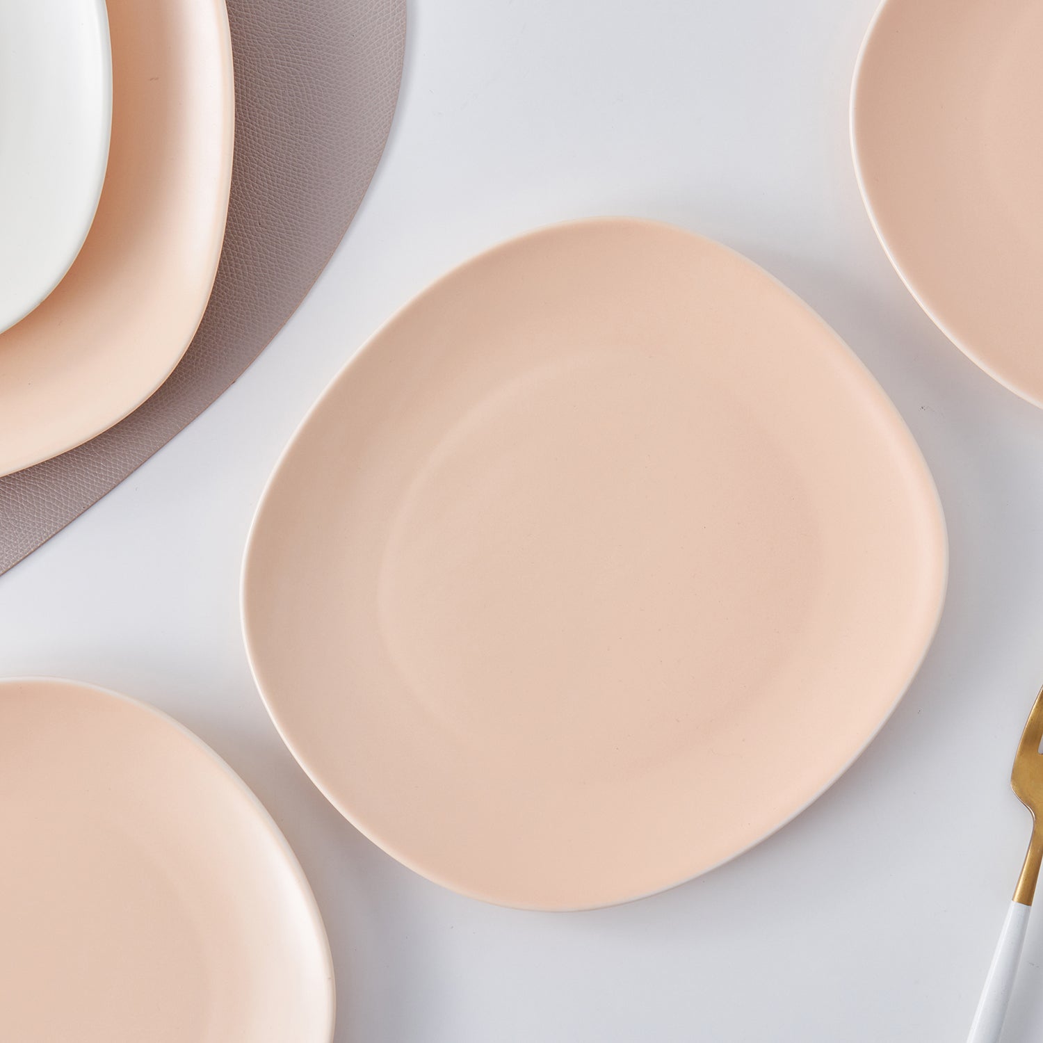 Delilah Porcelain Salad Plate Set of 6 - Elegant Dinnerware for Fine Dining, Parties & Home Decor | Dishwasher Safe & Chip Resistant