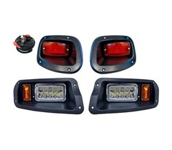 RHOX Adjustable LED Light Kit for EZGO TXT Golf Carts - Perfect for Night Driving