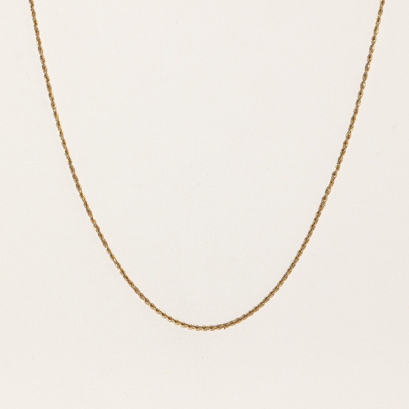 Lauren Stewart Rope Chain Necklace 18K Gold Plated - Perfect for Everyday Wear, Parties & Special Occasions