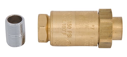 Watts Series 7 Bradley S27-303 Dual-Check Vacuum Breaker - Backflow Preventer for Plumbing & Irrigation Systems