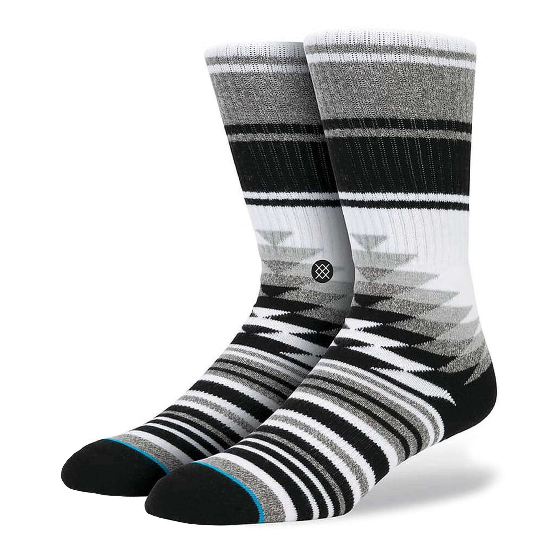 Stance Larieto Crew Socks for Men & Women - Comfortable Grey Athletic Socks for Running, Gym & Everyday Wear
