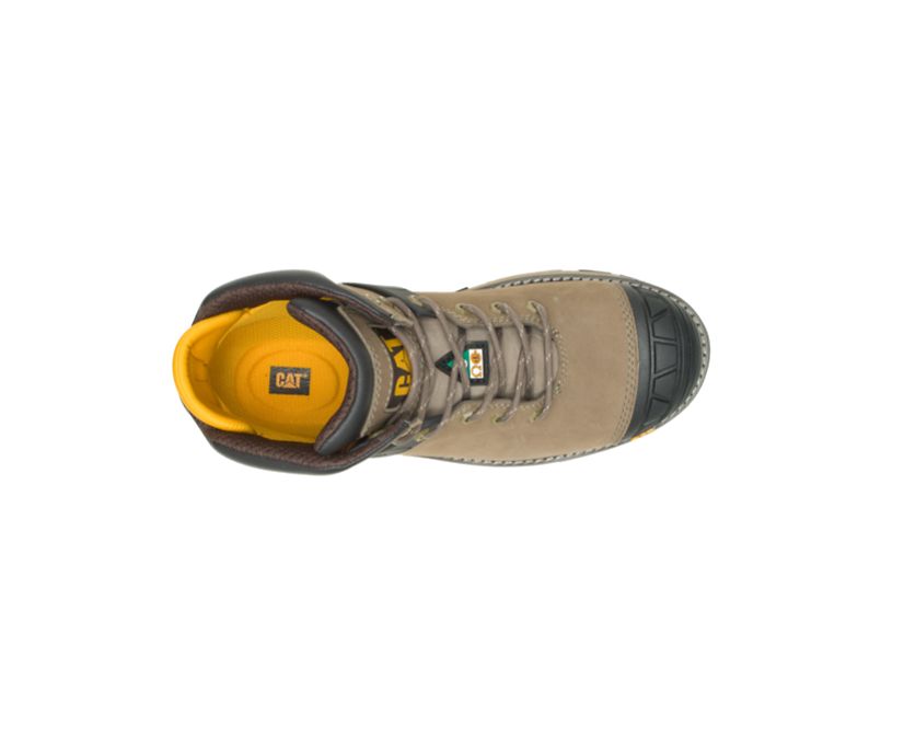 CAT Men's Excavator Superlite CSA Approved Safety Work Boots - Lightweight Steel Toe Construction Boots for Construction, Landscaping and Heavy Duty Work