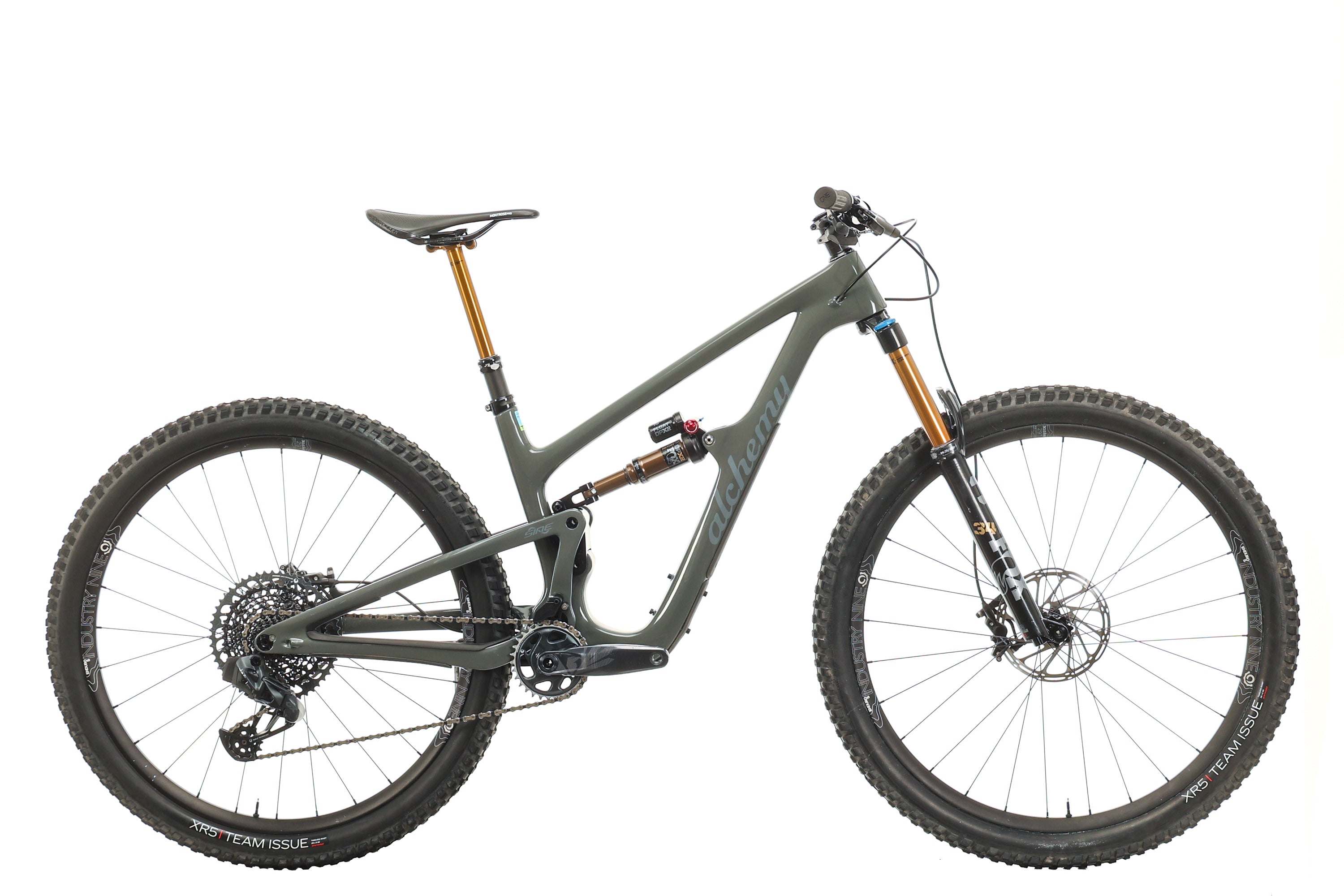 Alchemy Arktos 120 Full Suspension Mountain Bike 2022 Model - Medium Frame Size for Trail Riding & Enduro Adventures