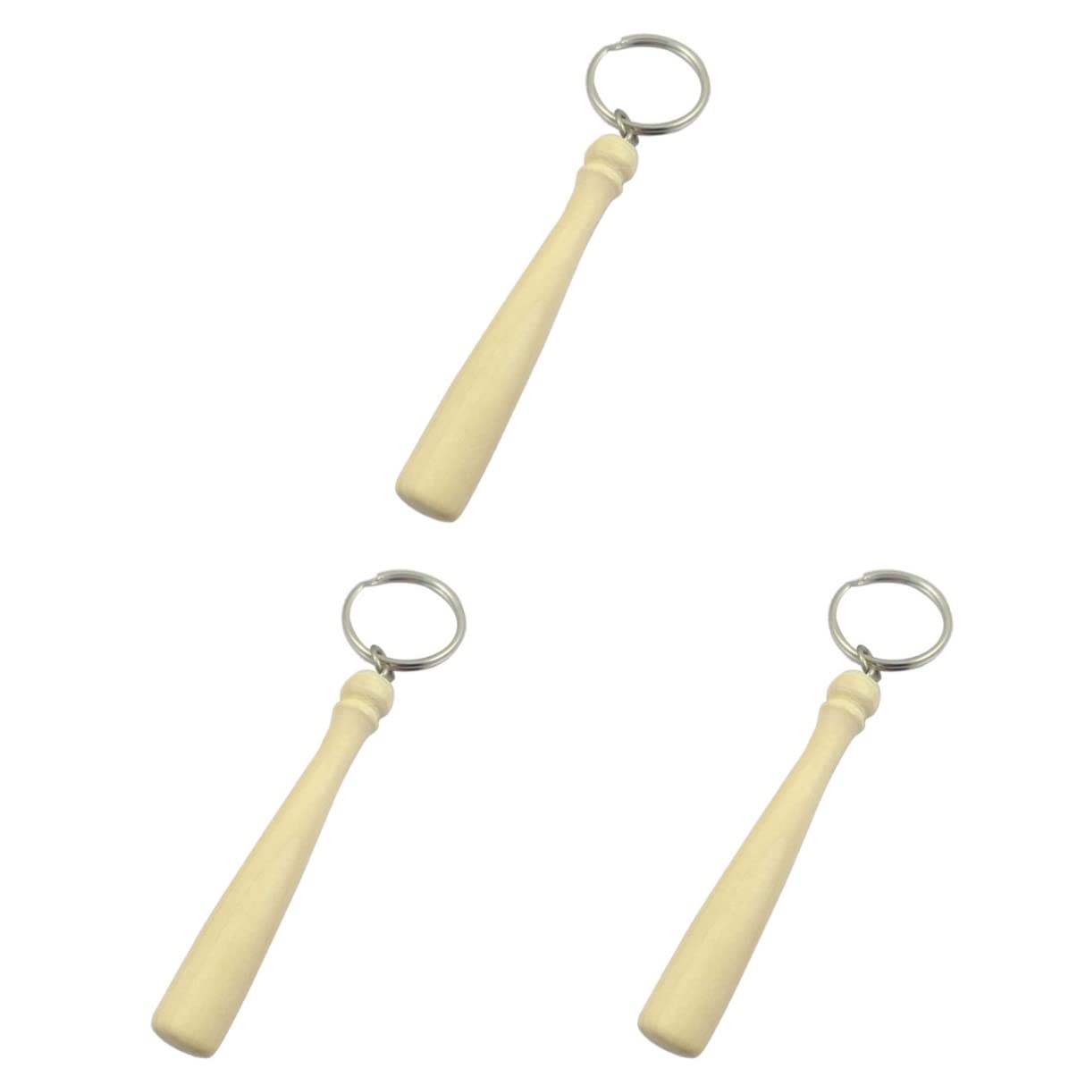 Bestoyard 6-Piece Baseball Bat Keychain Set - Wooden Baseball Keyring for Backpacks, Gifts & Sports Decor | Perfect for Baseball Fans, Players & Team Spirit Accessories