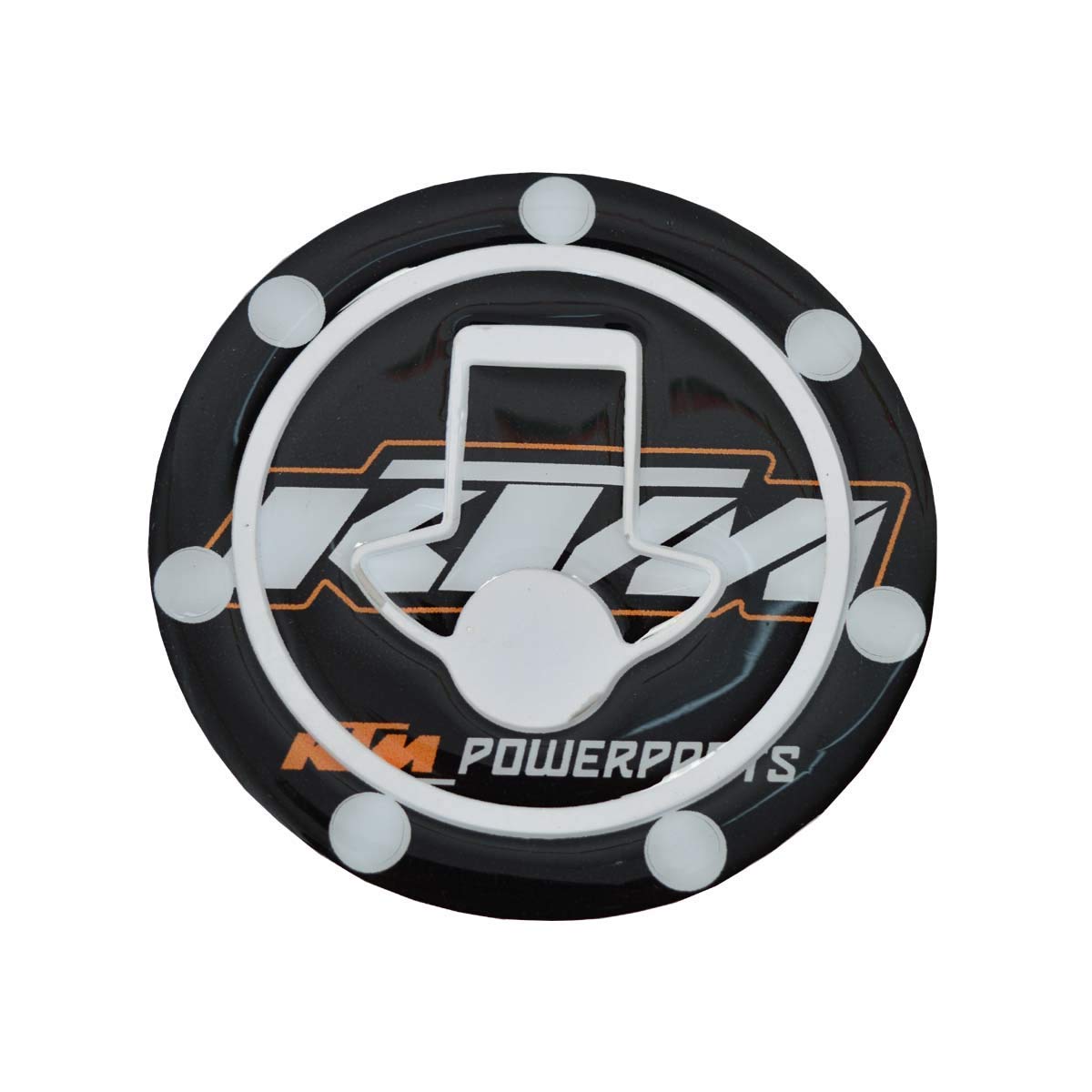 VisionRabbit KTM Motorcycle Gas Tank Sticker Pad - S-204, Durable Vinyl Decal for Bike Fuel Tank Protection - Perfect for Motorcycle Enthusiasts & Custom Bike Builds