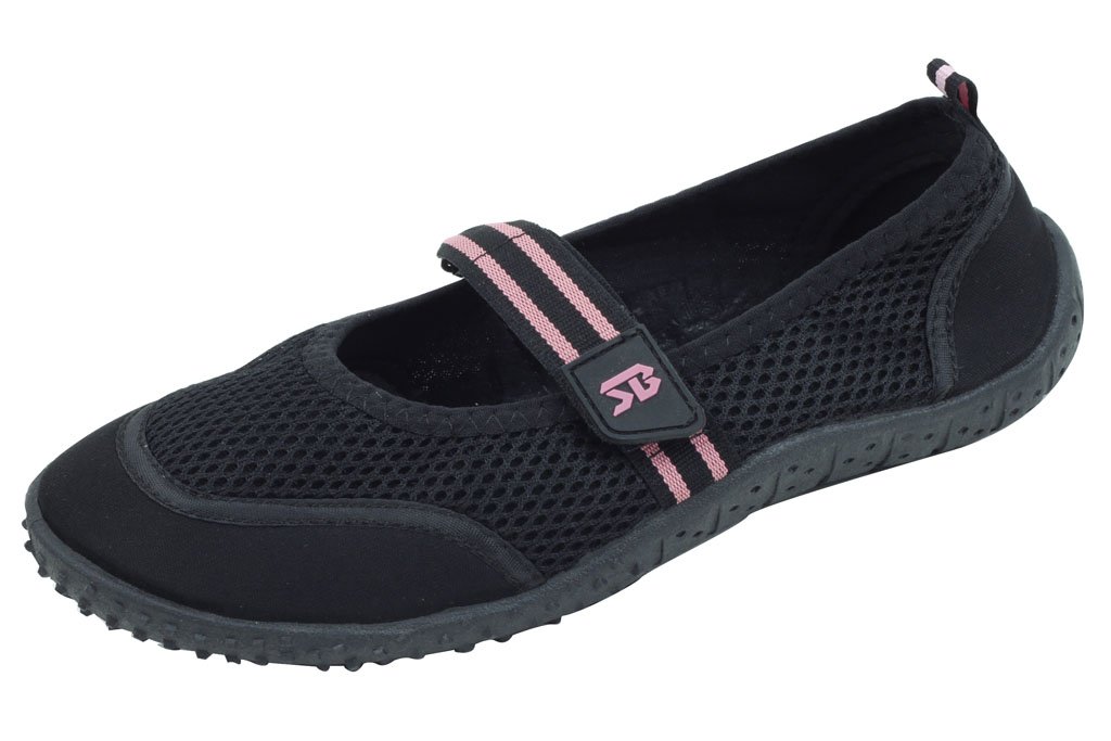 Sunville Women's Quick-Dry Slip-On Water Shoes for Beach, Pool, Yoga & Aqua Socks - Lightweight Comfortable Swim Shoes for Walking, Surfing & Water Activities