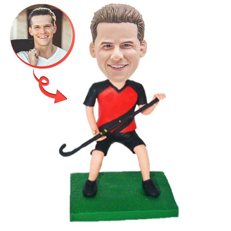Custom Hockey Player Bobblehead - Personalized Sports Fan Gift for NHL Fans, Hockey Enthusiasts - Perfect for Game Day Decor, Office Desk Display, and Sports Memorabilia Collection