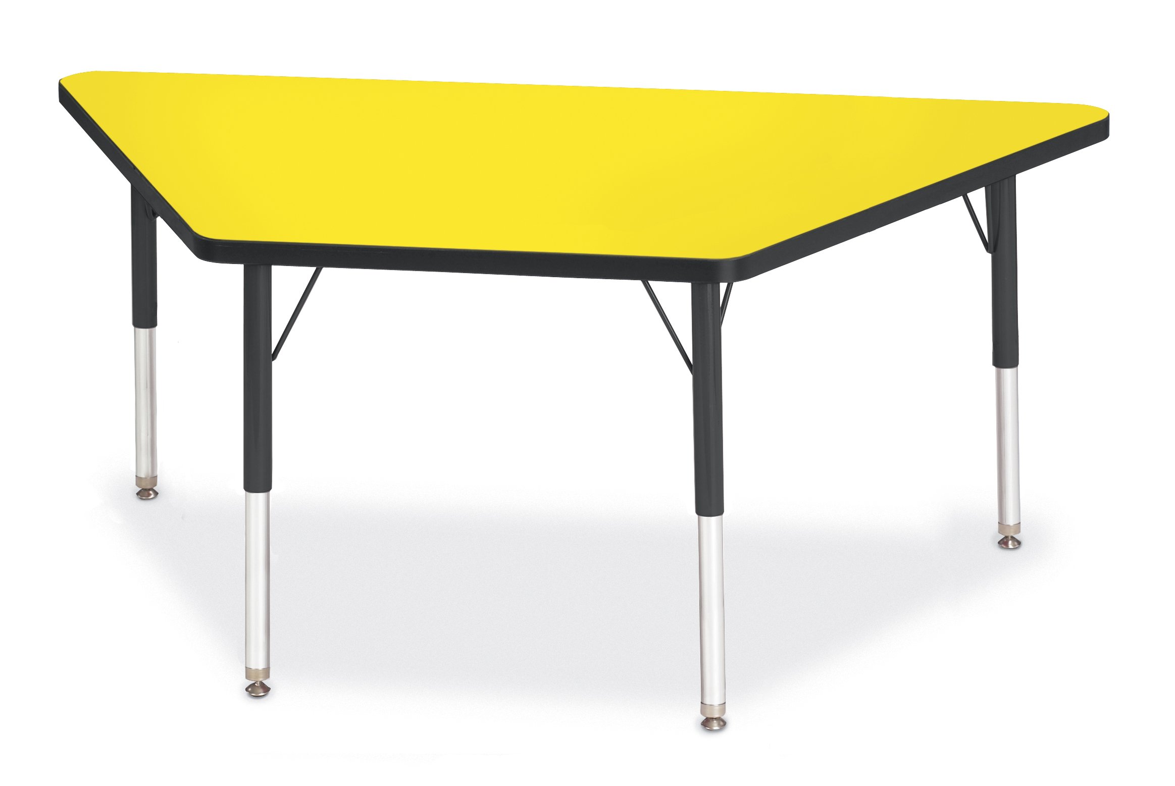 Jonti-Craft Berries 6443JCE187 Adjustable Height Trapezoid Activity Table - 30