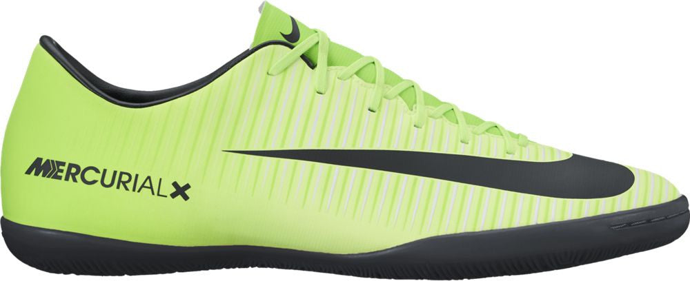 Nike MercurialX Victory VI IC Indoor Soccer Shoes for Men - Electric Green | Lightweight & Comfortable for Indoor Football Training & Games