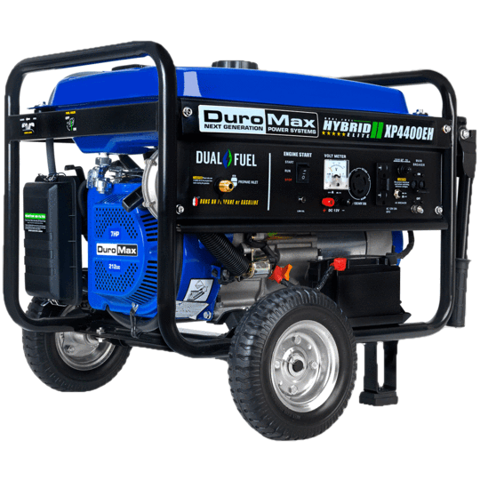 DuroMax XP4400EH 3500W/4400W Dual Fuel Portable Generator with Electric Start - Ideal for Home Backup Power, Camping & Emergency Use
