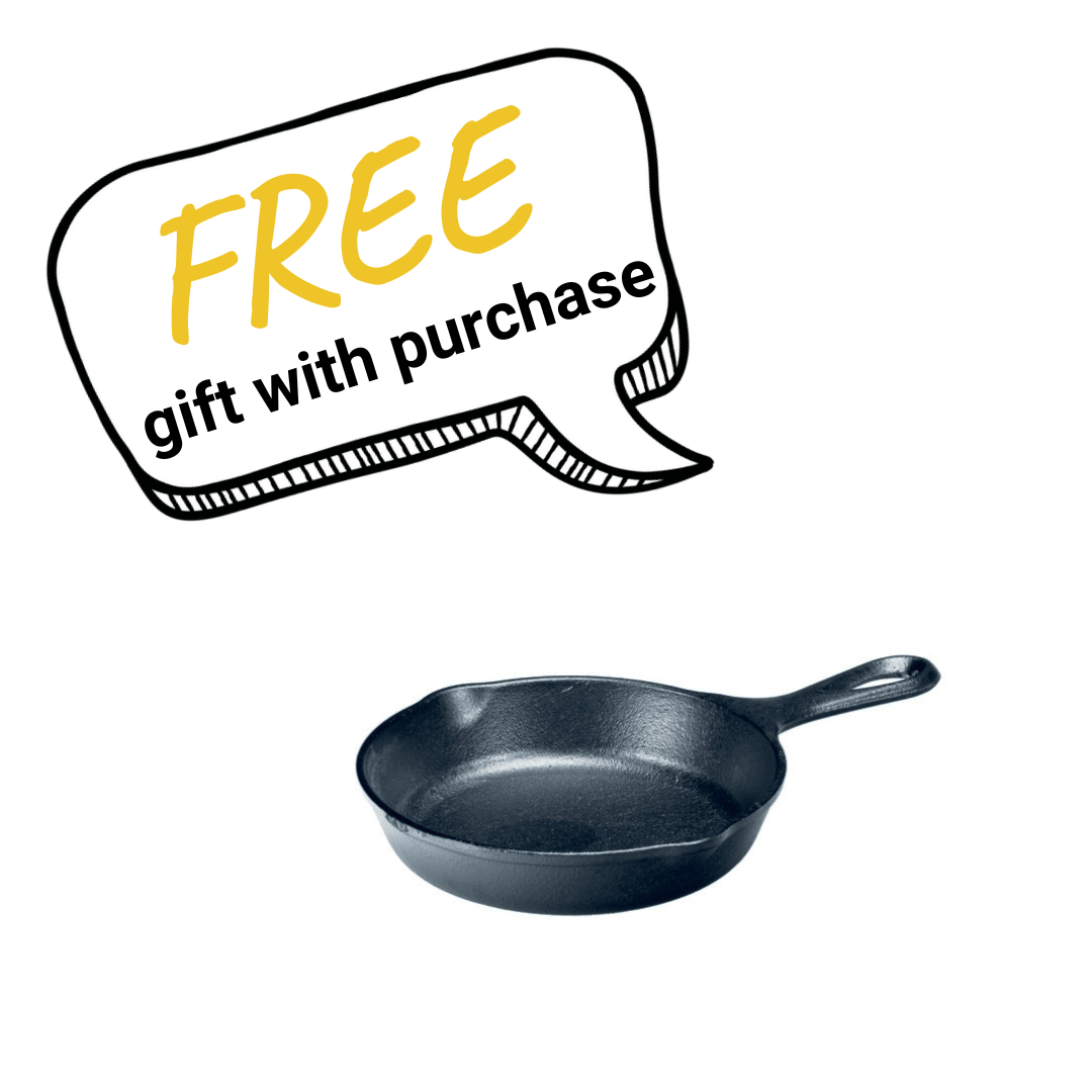 Lodge Cast Iron Skillet 16cm (6.3 Inch) - Pre-Seasoned, Heavy Duty Cast Iron Pan for Frying, Baking & Grilling - Perfect for Stovetop, Oven & Campfire Cooking