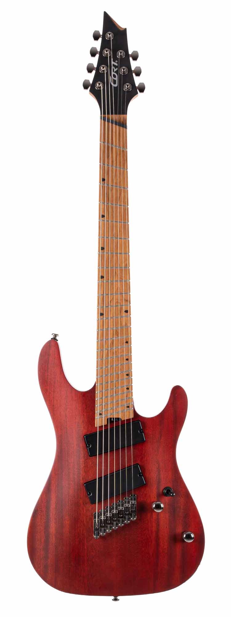 Cort KX307 PRO 7-String Electric Guitar with Mahogany Body - Professional Grade Instrument for Metal, Rock & Studio Recording