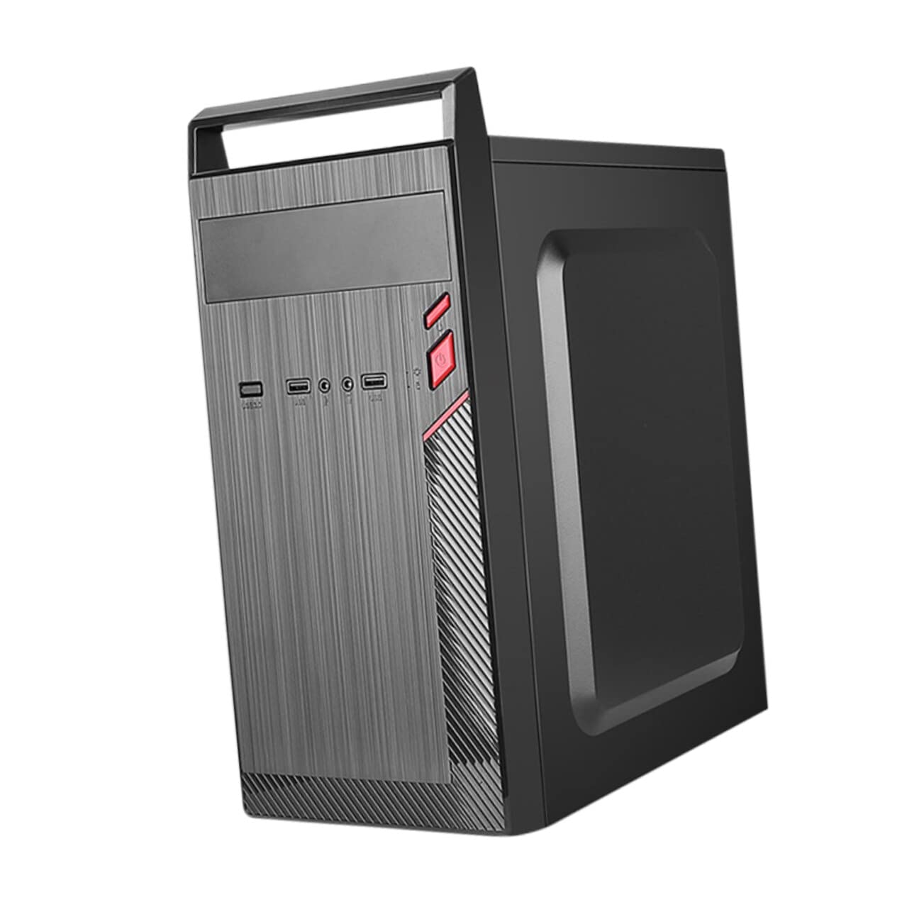 Compact Mini ITX Computer Case - Portable Chassis for Gaming PC, Desktop & Laptop Modifications | Durable Shell for Home Office, Streaming & Workstation Setups