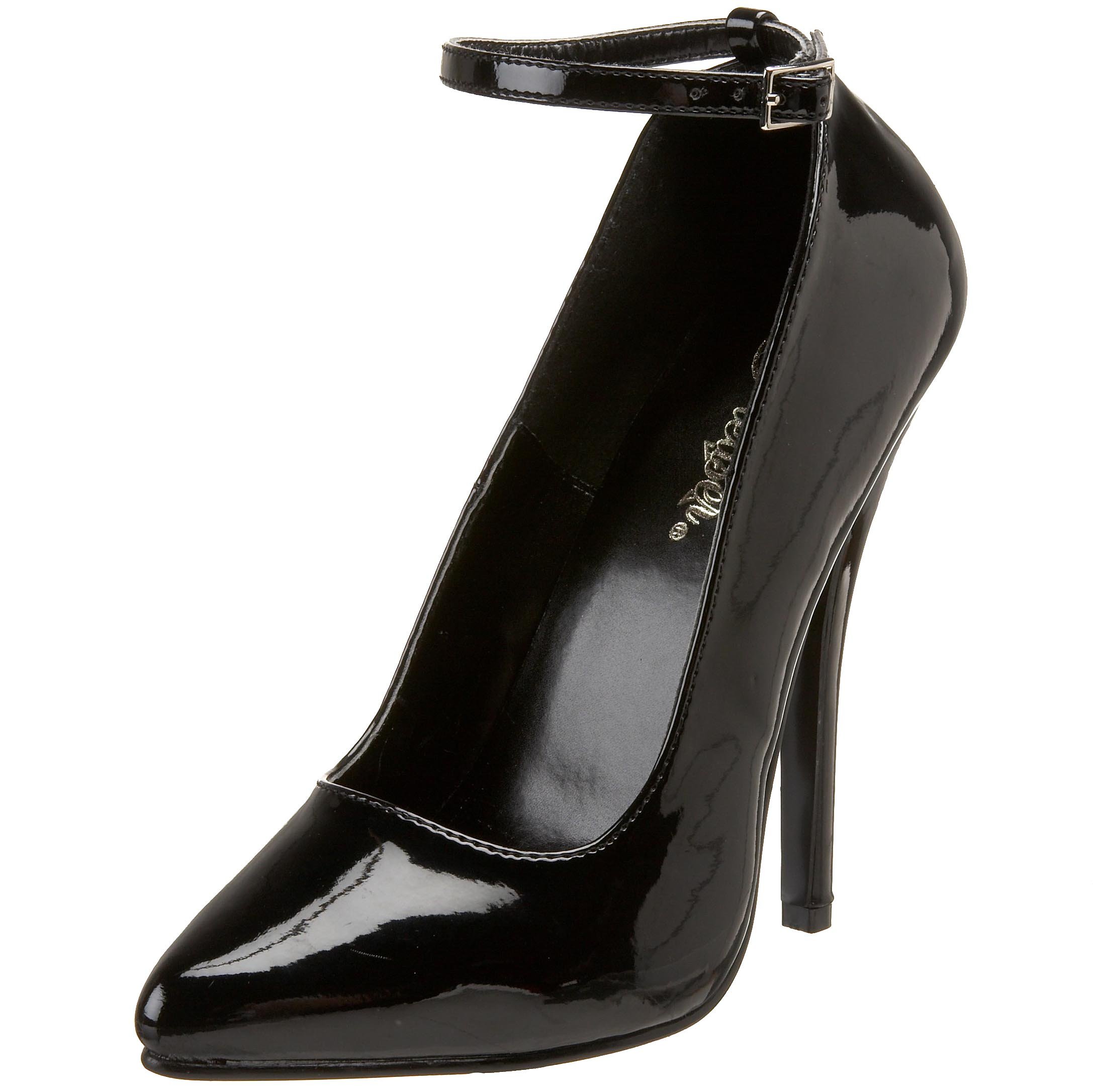 Pleaser Women's Domina-431 5 Inch Heel Ankle Strap Platform Pump Shoes - Sexy High Heels for Parties, Nightclubs & Evening Wear