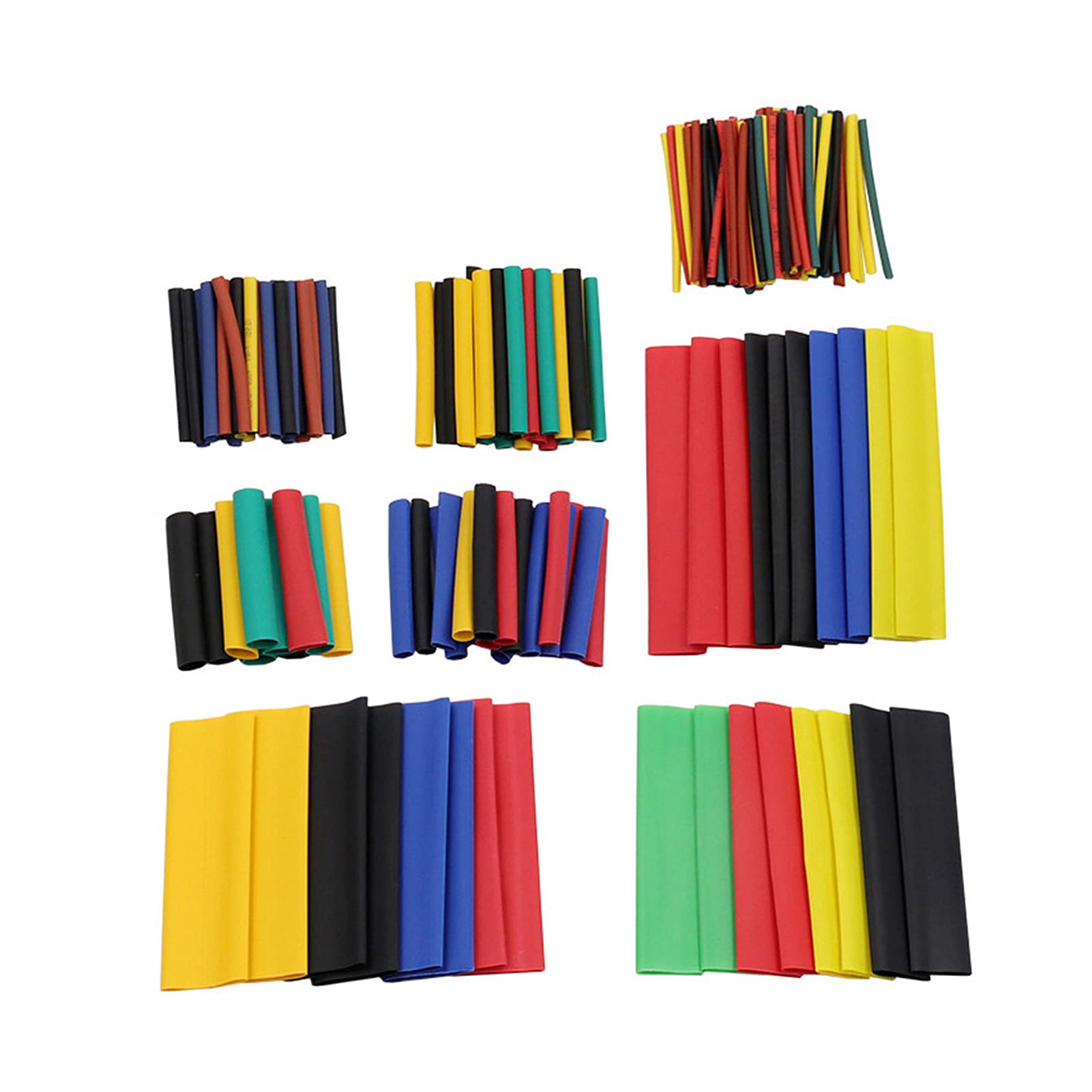164PCS Heat Shrink Tubing Kit - Multicolor Wire Cable Sleeves for Electrical Repair, Anti-Rust Flexible Insulation Tubes (XXX-Small) - Perfect for DIY Electronics, Automotive Wiring & Home Electrical Projects