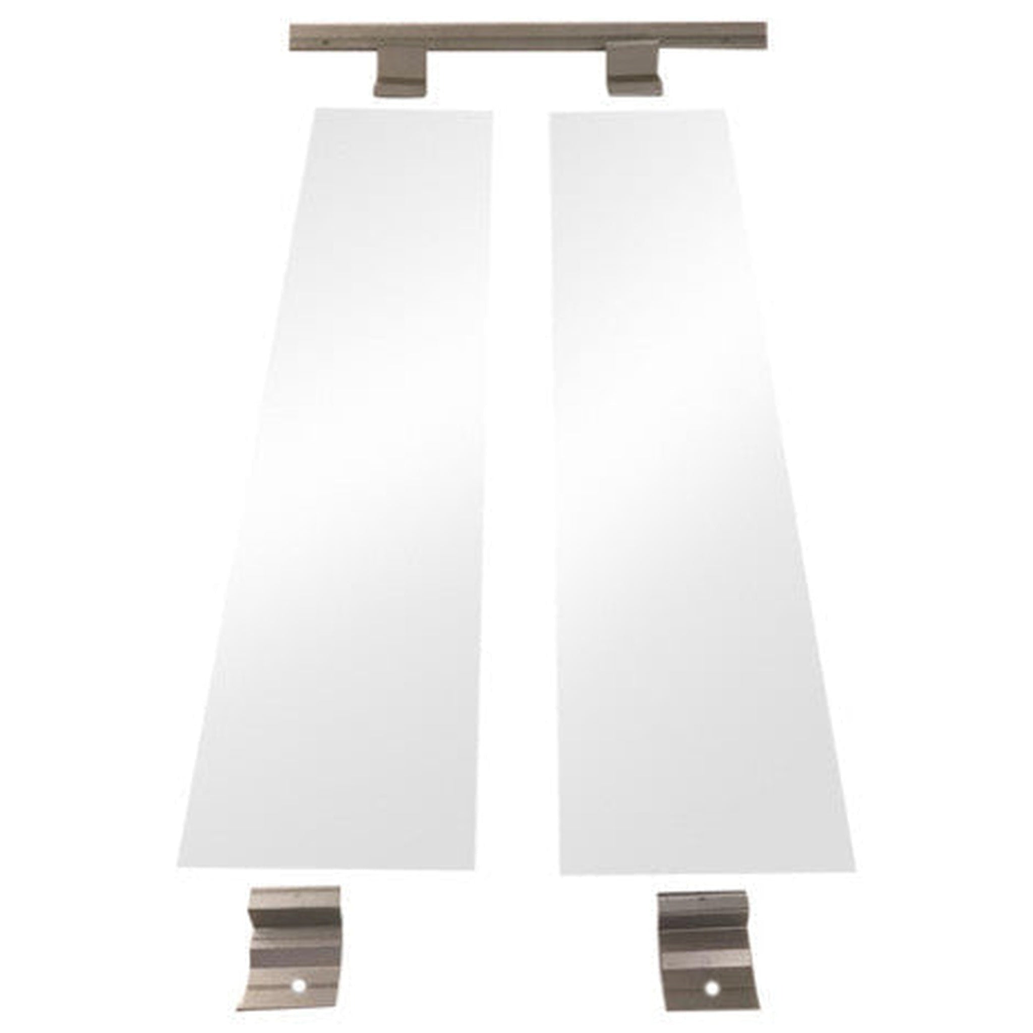 Afina Metro Small Surface Mount Kit - Easy Installation for Home & Office | Perfect for Shelves, Cabinets & Wall Decor