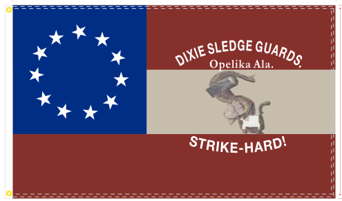 45th Alabama Infantry 3'x5' Flag - Rough Tex 100D Heavy Duty Nylon - Civil War Reenactment, Historical Display & Patriotic Decor